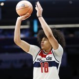 Kyshawn George a réussi 6 points et 4 rebonds face à Charlotte lundi KEYSTONE/AP/Nell Redmond